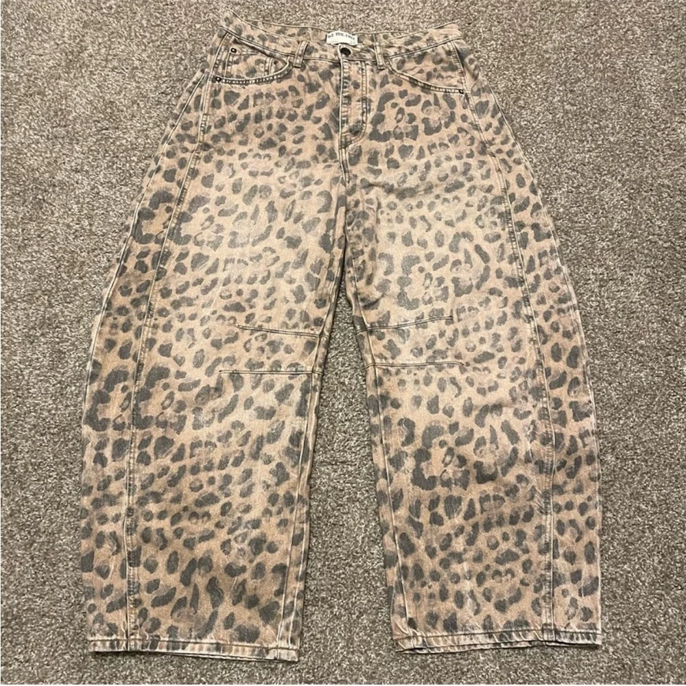 We The Free leopard good luck mid rise barrel - Picture 2 of 5